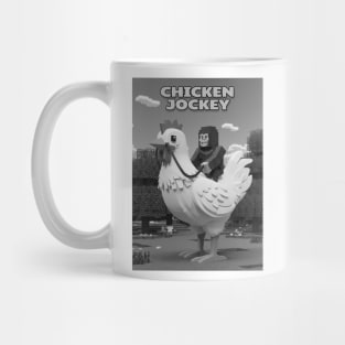 Chicken-Jockey - Funny Bigfoot riding chicken #2 Mug